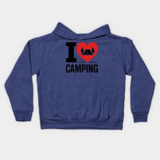 I Love Camping Kids Hoodie